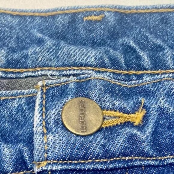 Carhartt Jeans Men's 42 X 30 5 Pocket Medium Wash Straight Leg EUC - Picture 10 of 15